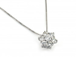 CF00722 - Collana in Oro con Diamanti Brillanti