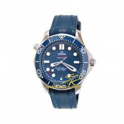 210.32.42.20.03.001 - OMEGA Seamaster Diver 300 Ceramica Blu 42mm - Gomma Blu