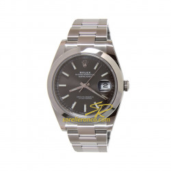 126300-0007 - ROLEX Datejust 41mm Oyster Rodio Indici
