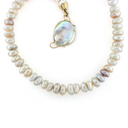 CF02555 - Collana Artigianale con Perle Barocche
