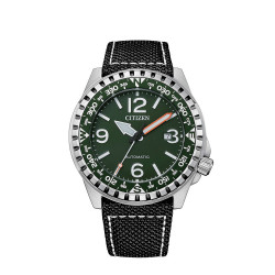 NJ2198-16X - Citizen Of Collection Military Verde 46mm Tessuto