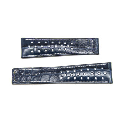 TAG-CIN-0005 - Cinturino Compatibile Tag Heuer Cocco Blu